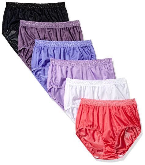 women's nylon underwear 6 pack